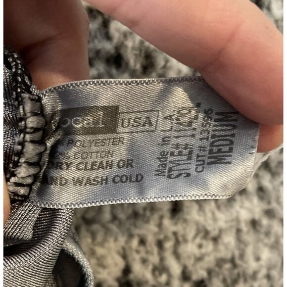 Vocal Rebel Rock Motorcycle Club Womens Medium Long Sleeve Top Rhinestone Grunge - Picture 8 of 9